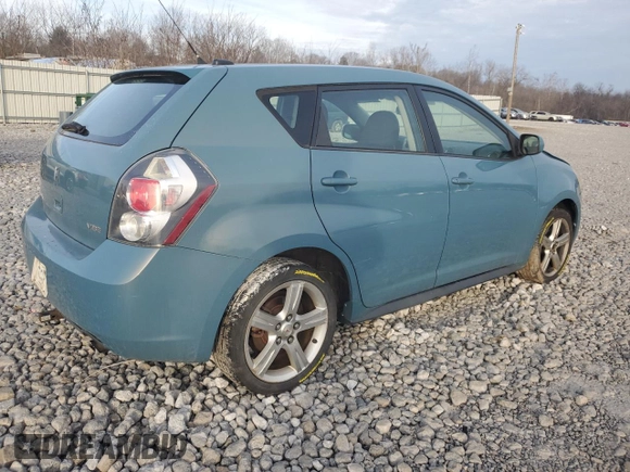 2009 Pontiac Vibe w/1SB with VIN 5Y2SP67019Z463125, listed as a Copart auction lot 86544854 with 110,949 mi miles and Salvage Title. Bid and sale history available at carsss.com. Image 3.