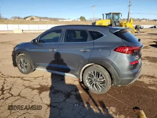 2019 Hyundai Tucson Ultimate with VIN KM8J3CAL0KU021847, listed as a Copart auction lot 42259255 with 70,524 mi miles and Salvage Title. Bid and sale history available at carsss.com. Image 2.