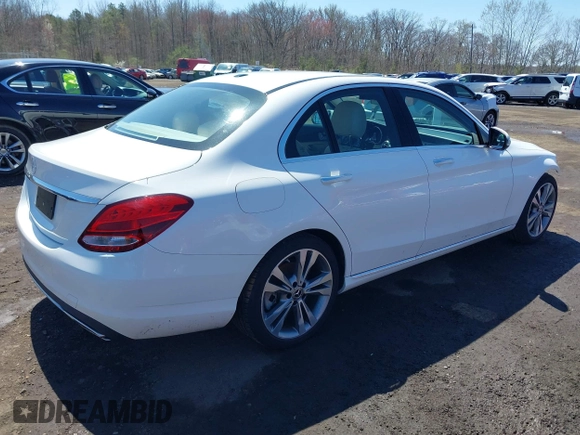 2018 Mercedes-Benz C 300 with VIN 55SWF4JB4JU274500, listed as a IAAI auction lot 41996236 with 75,903 mi miles and . Bid and sale history available at carsss.com. Image 4.