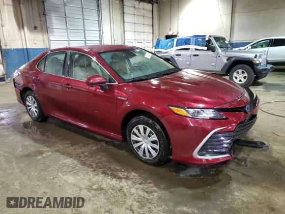2021 Toyota Camry Hybrid LE with VIN 4T1C31AK7MU549831, listed as a Copart auction lot 50836065 with 86,470 mi miles and Non Repairable. Bid and sale history available at DreamBid. Image 4.
