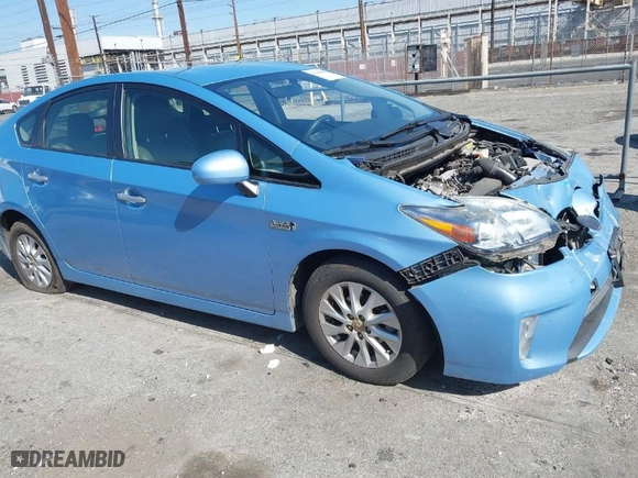2012 Toyota Prius Plug-In with VIN JTDKN3DP9C3022200, listed as a IAAI auction lot 41968886 with 65,821 mi miles. Bid and sale history available at carsss.com. Image 1.