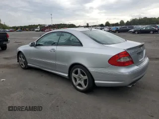 2007 Mercedes-Benz CLK 550 with VIN WDBTJ72H97F214917, listed as a Copart auction lot 73154374 with 110,017 mi miles and Salvage Title. Bid and sale history available at DreamBid. Image 2.