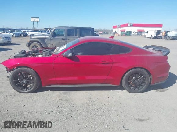 2023 Ford Mustang EcoBoost with VIN 1FA6P8TH9P5101062, listed as a IAAI auction lot 41689085 with 29,623 mi miles. Bid and sale history available at carsss.com. Image 15.