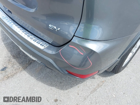 2017 Nissan Rogue SV with VIN KNMAT2MT4HP596082, listed as a IAAI auction lot 42320018 with 55,122 mi miles and . Bid and sale history available at DreamBid. Image 19.