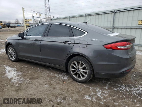 2017 Ford Fusion SE with VIN 3FA6P0HD3HR262710, listed as a Copart auction lot 44813545 with 103,020 mi miles and Salvage Title. Bid and sale history available at carsss.com. Image 2.