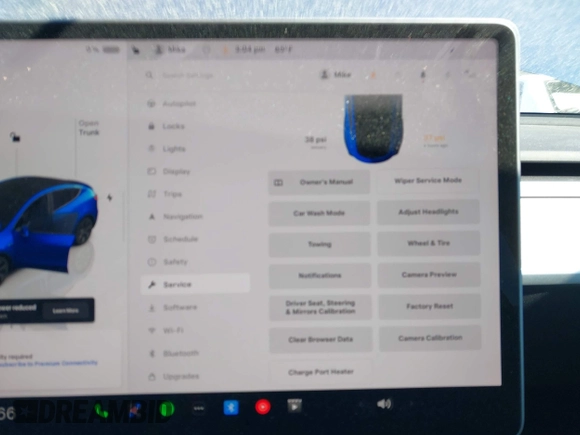 2024 Tesla Model Y Long Range with VIN 7SAYGDEE5RA329172, listed as a IAAI auction lot 41892147 with 8,030 mi miles and . Bid and sale history available at DreamBid. Image 18.
