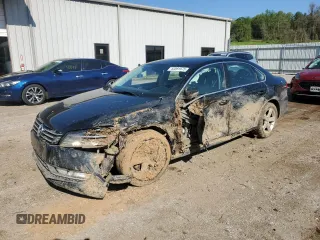 2015 Volkswagen Passat Limited Edition with VIN 1VWAS7A3XFC079746, listed as a Copart auction lot 52091675 with 123,294 mi miles and Salvage title. Bid and sale history available at DreamBid. Image 1.