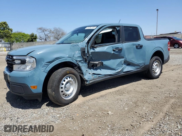 2023 Ford Maverick XL z VIN 3FTTW8E31PRA29241, wystawiony jako Copart lot #54554195 z przebiegiem 48 083 mil mil oraz Szkoda całkowita • Salvage title. Historia ofert i sprzedaży dostępna na DreamBid. Obrazek 1.