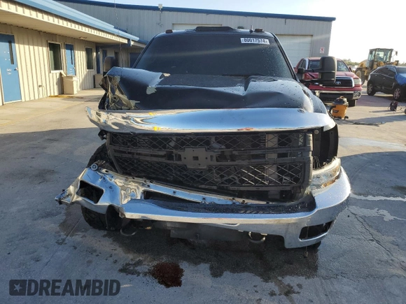 2013 Chevrolet Silverado 3500HD LT with VIN 1GC4K0C8XDF202084, listed as a Copart auction lot 80017574 with 327,079 mi miles and Salvage Title. Bid and sale history available at carsss.com. Image 5.