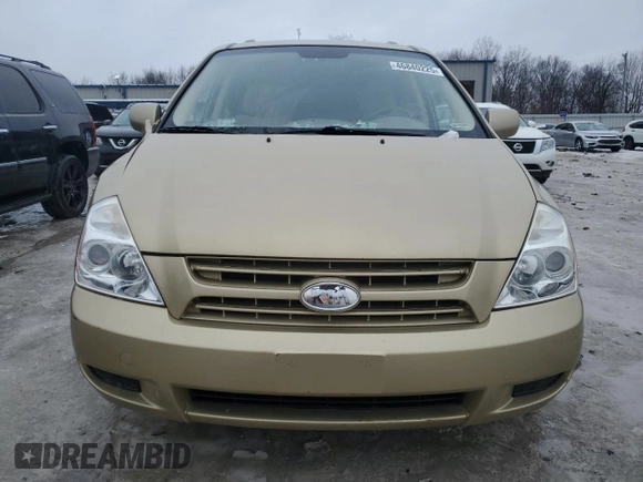 2009 Kia Sedona LX with VIN KNDMB233296311792, listed as a Copart auction lot 46840225 with 211,131 mi miles and Clean Title. Bid and sale history available at carsss.com. Image 5.