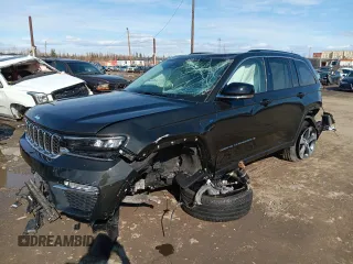 2023 Jeep Grand Cherokee 30th Anniversary with VIN 1C4RJYB66P8788458, listed as a Copart auction lot 54022075 with 392 mi miles and Salvage title. Bid and sale history available at DreamBid. Image 1.