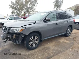 2018 Nissan Pathfinder SL with VIN 5N1DR2MN8JC647427, listed as a IAAI auction lot 41801427 with 148,741 mi miles. Bid and sale history available at carsss.com. Image 17.