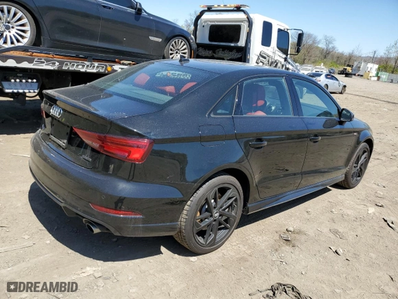 2020 Audi A3 Sedan S line Premium with VIN WAUBEGFFXLA086329, listed as a Copart auction lot 52451374 with 49,321 mi miles. Bid and sale history available at carsss.com. Image 3.