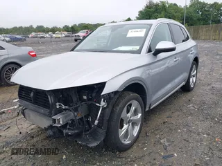 2022 Audi Q5 S line Premium Plus with VIN WA1EAAFY7N2002131, listed as a IAAI auction lot 42496307 with 25,840 mi miles and . Bid and sale history available at DreamBid. Image 17.