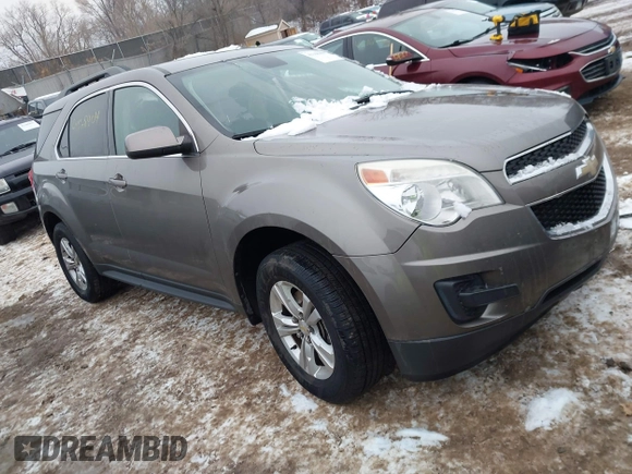 2012 Chevrolet Equinox LT w/1LT with VIN 2GNFLEE51C6155548, listed as a IAAI auction lot 41168404 with 136,229 mi miles. Bid and sale history available at carsss.com. Image 1.
