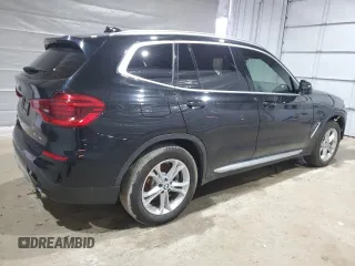 2020 BMW X3 xDrive30i with VIN 5UXTY5C06LLT36722, listed as a Copart auction lot 49319585 with 49,063 mi miles and Salvage Title. Bid and sale history available at DreamBid. Image 3.