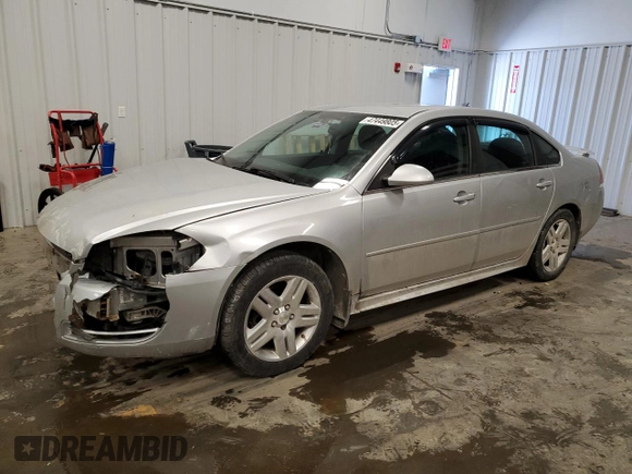 2013 Chevrolet Impala LT with VIN 2G1WB5E31D1201767, listed as a Copart auction lot 47449805 with 164,069 mi miles and Salvage Title. Bid and sale history available at DreamBid. Image 1.