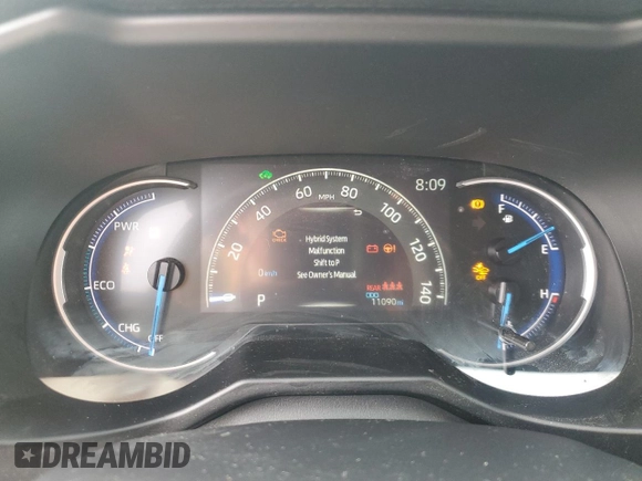 2024 Toyota RAV4 Hybrid LE with VIN 2T3LWRFV2RW206626, listed as a Copart auction lot 58378155 with 11,090 mi miles and Clean title. Bid and sale history available at DreamBid. Image 9.