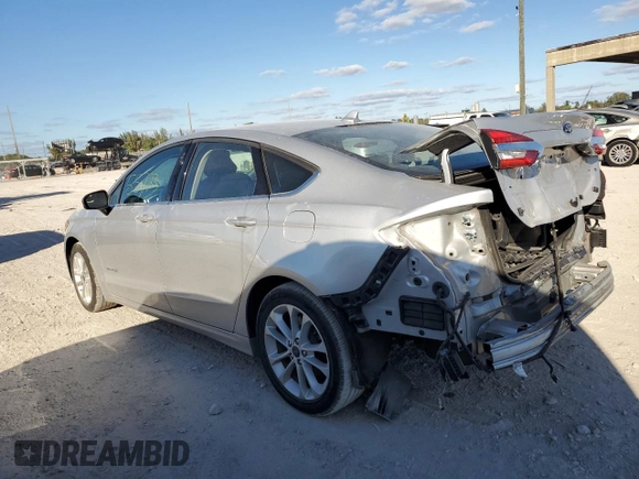 2019 Ford Fusion Hybrid SE with VIN 3FA6P0LU3KR179969, listed as a Copart auction lot 41320143 with 55,723 mi miles. Bid and sale history available at carsss.com. Image 2.