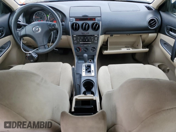2006 Mazda 6 i with VIN 1YVFP80C265M31606, listed as a Copart auction lot 49741955 with 254,728 mi miles and Salvage Title. Bid and sale history available at carsss.com. Image 8.