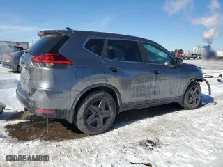 2017 Nissan Rogue S with VIN 5N1AT2MT9HC806906, listed as a Copart auction lot 45470385 with 122,040 mi miles and Salvage Title. Bid and sale history available at carsss.com. Image 3.