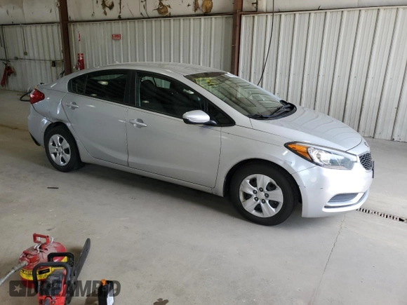 2016 Kia Forte LX with VIN KNAFK4A68G5512517, listed as a Copart auction lot 53893885 with 85,636 mi miles and Salvage Title. Bid and sale history available at carsss.com. Image 4.