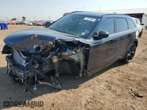 2023 Land Rover Range Rover Velar R-Dynamic S with VIN SALYT2EU3PA356649, listed as a Copart auction lot 71073404 with 15,976 mi miles and Salvage Title. Bid and sale history available at DreamBid. Image 1.