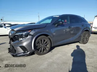 2023 Lexus RX with VIN 2T2BCMEA7PC009668, listed as a Copart auction lot 49514735 with 9,316 mi miles and Salvage Title. Bid and sale history available at carsss.com. Image 1.