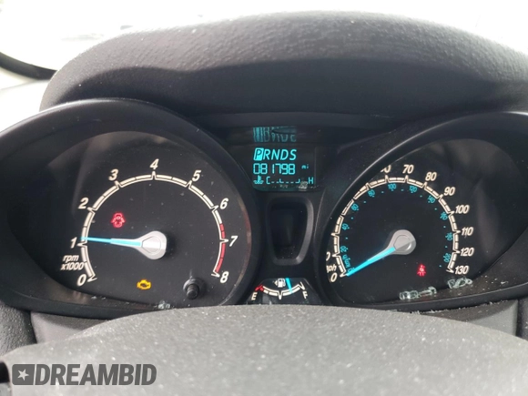 2018 Ford Fiesta S with VIN 3FADP4AJ2JM100665, listed as a Copart auction lot 55719655 with 81,798 mi miles and Salvage title. Bid and sale history available at DreamBid. Image 9.