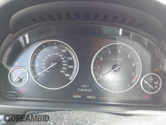 2016 BMW 5 Series 535i with VIN WBA5B1C50GG551122, listed as a IAAI auction lot 41483879 with 96,859 mi miles and . Bid and sale history available at DreamBid. Image 7.