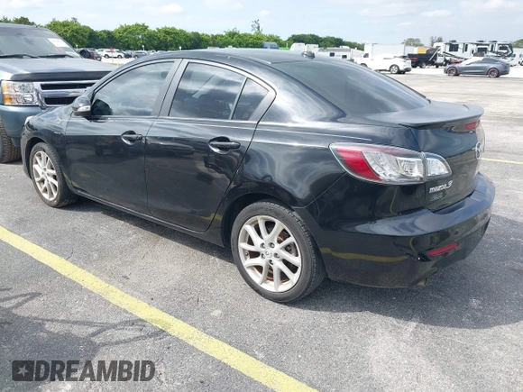 2012 Mazda 3 S Grand Touring with VIN JM1BL1W53C1614998, listed as a IAAI auction lot 41638382 with 171,897 mi miles and . Bid and sale history available at DreamBid. Image 3.