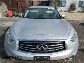 2016 Infiniti QX70 with VIN JN8CS1MW7GM753074, listed as a Copart auction lot 44591025 with 128,120 mi miles and Salvage Title. Bid and sale history available at DreamBid. Image 5.