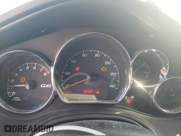 2008 Pontiac G6 1SV Value Leader with VIN 1G2ZF57B984264580, listed as a Copart auction lot 62416565 with 185,651 mi miles and Salvage title. Bid and sale history available at DreamBid. Image 9.