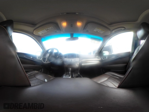 2013 Infiniti JX35 with VIN 5N1AL0MN5DC340830, listed as a IAAI auction lot 41643712 with 137,392 mi miles and . Bid and sale history available at DreamBid. Image 19.