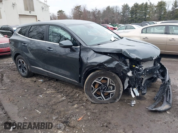 2024 Kia Sportage LX with VIN KNDPUCDF3R7218912, listed as a IAAI auction lot 41710270 with 15,568 mi miles and . Bid and sale history available at DreamBid. Image 1.