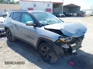 2021 Jeep Compass Altitude with VIN 3C4NJCBB5MT509187, listed as a IAAI auction lot 42021788 with 51,841 mi miles. Bid and sale history available at carsss.com. Image 1.