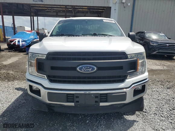 2019 Ford F-150 XL with VIN 1FTMF1CBXKKD95007, listed as a Copart auction lot 51616095 with 156,260 mi miles and Salvage Title. Bid and sale history available at carsss.com. Image 5.