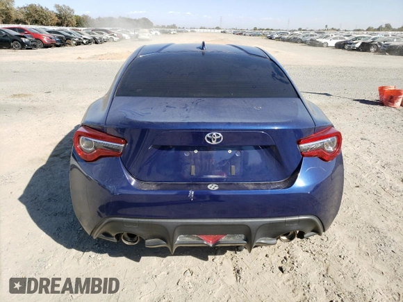 2017 Toyota 86 with VIN JF1ZNAA17H8708822, listed as a Copart auction lot 74985344 with 71,808 mi miles and Salvage Title. Bid and sale history available at carsss.com. Image 6.