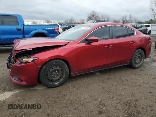 2019 Mazda 3 w/Select Pkg with VIN JM1BPACL3K1124910, listed as a Copart auction lot 50071165 with 174,680 mi miles and Salvage Title. Bid and sale history available at carsss.com. Image 1.