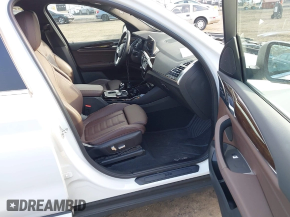 2022 BMW X3 xDrive30i with VIN 5UX53DP03N9M00629, listed as a IAAI auction lot 41890559 with 9,300 mi miles and . Bid and sale history available at DreamBid. Image 5.