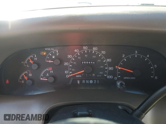 2001 Ford Super Duty F-250 XL with VIN 1FTNX21L71EC78923, listed as a Copart auction lot 88895785 with 269,448 mi miles and Salvage Title. Bid and sale history available at carsss.com. Image 9.