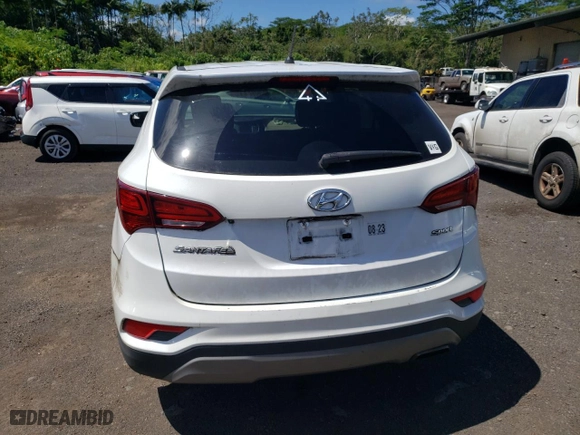 2018 Hyundai Santa Fe Sport 2.4L with VIN 5NMZT3LB3JH067027, listed as a Copart auction lot 57473824 with NaN miles and Salvage Title. Bid and sale history available at carsss.com. Image 6.