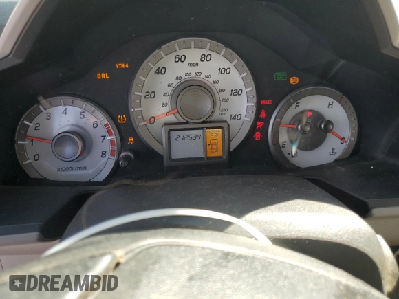 2012 Honda Pilot EX-L with VIN 5FNYF4H67CB029972, listed as a Copart auction lot 45150375 with 212,534 mi miles and Salvage Title. Bid and sale history available at DreamBid. Image 9.