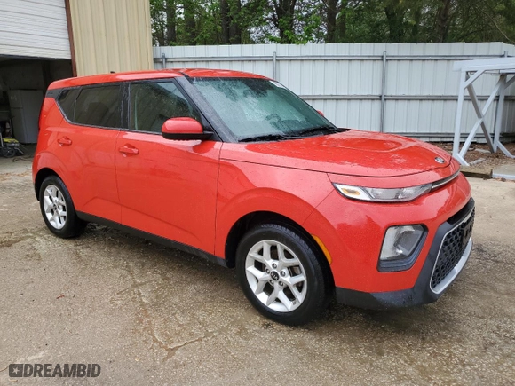 2020 Kia Soul S with VIN KNDJ23AU4L7011824, listed as a Copart auction lot 51980005 with 65,241 mi miles and Salvage Title. Bid and sale history available at carsss.com. Image 4.
