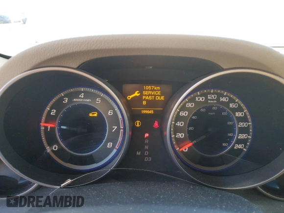 2009 Acura MDX Sport/Entertainment Pkg with VIN 2HNYD28889H002109, listed as a Copart auction lot 46822155 with 199,045 mi miles and Salvage Title. Bid and sale history available at carsss.com. Image 9.