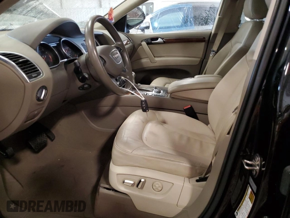 2015 Audi Q7 Premium Plus with VIN WA1LGAFE2FD020344, listed as a Copart auction lot 59184115 with 143,389 mi miles and Salvage title. Bid and sale history available at DreamBid. Image 7.