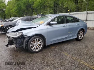2015 Chrysler 200 Limited z VIN 1C3CCCABXFN615340, wystawiony jako Copart lot #51904065 z przebiegiem 201 320 mil mil oraz Szkoda całkowita • Salvage title. Historia ofert i sprzedaży dostępna na DreamBid. Obrazek 1.
