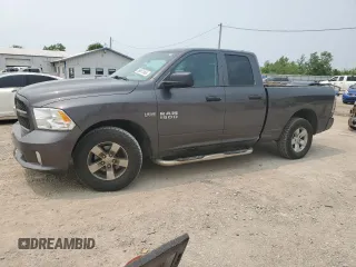 2017 Ram 1500 Express with VIN 1C6RR6FT9HS744852, listed as a Copart auction lot 58551565 with 111,411 mi miles and Salvage title. Bid and sale history available at DreamBid. Image 1.