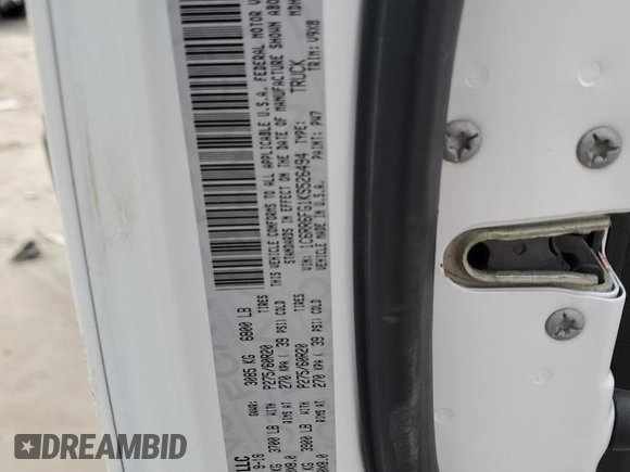 2019 Ram 1500 Classic Tradesman with VIN 1C6RR6FG1KS526494, listed as a Copart auction lot 89125065 with 66,551 mi miles and Salvage Title. Bid and sale history available at carsss.com. Image 12.