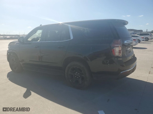 2022 Chevrolet Tahoe Commercial with VIN 1GNSCLED7NR144748, listed as a Copart auction lot 77871504 with 0 mi miles and Salvage Title. Bid and sale history available at carsss.com. Image 2.